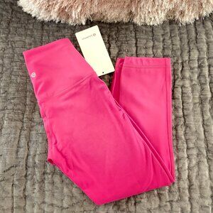 Lululemon Double Align Crop 21" Sonic Pink Size 4